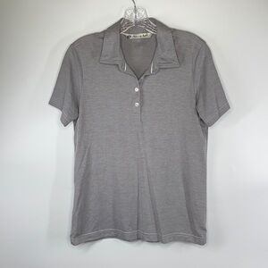 Travis Mathew Gray Short Sleeve Polo Shirt